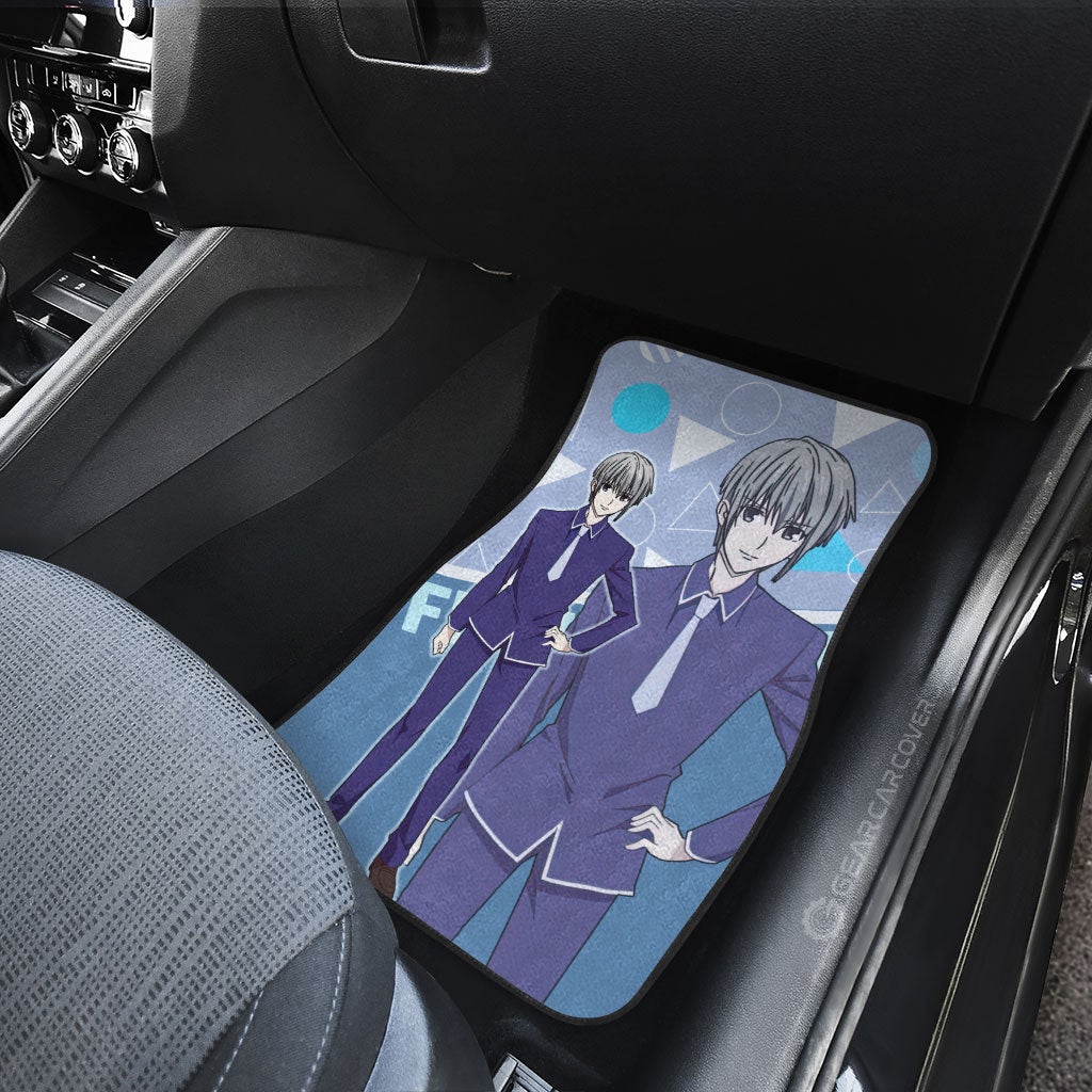 yuki sohma car floor mats custom fruit basket anime car accessoriesvrly4