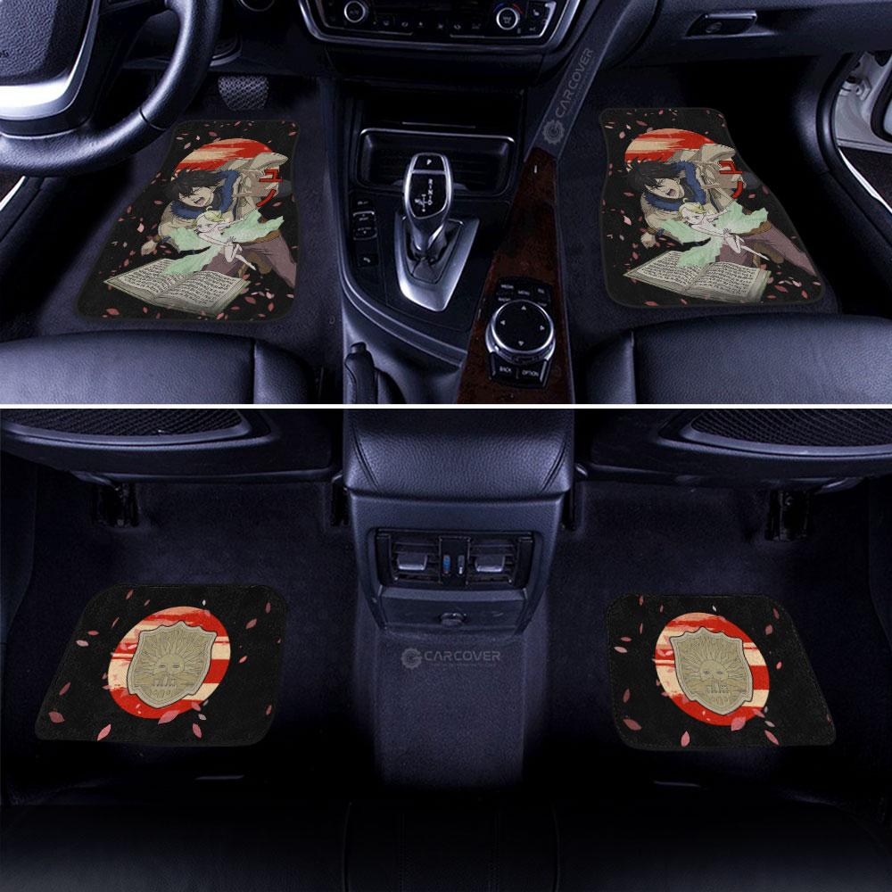 yuno car floor mats custom anime black clover car accessorieszml5w