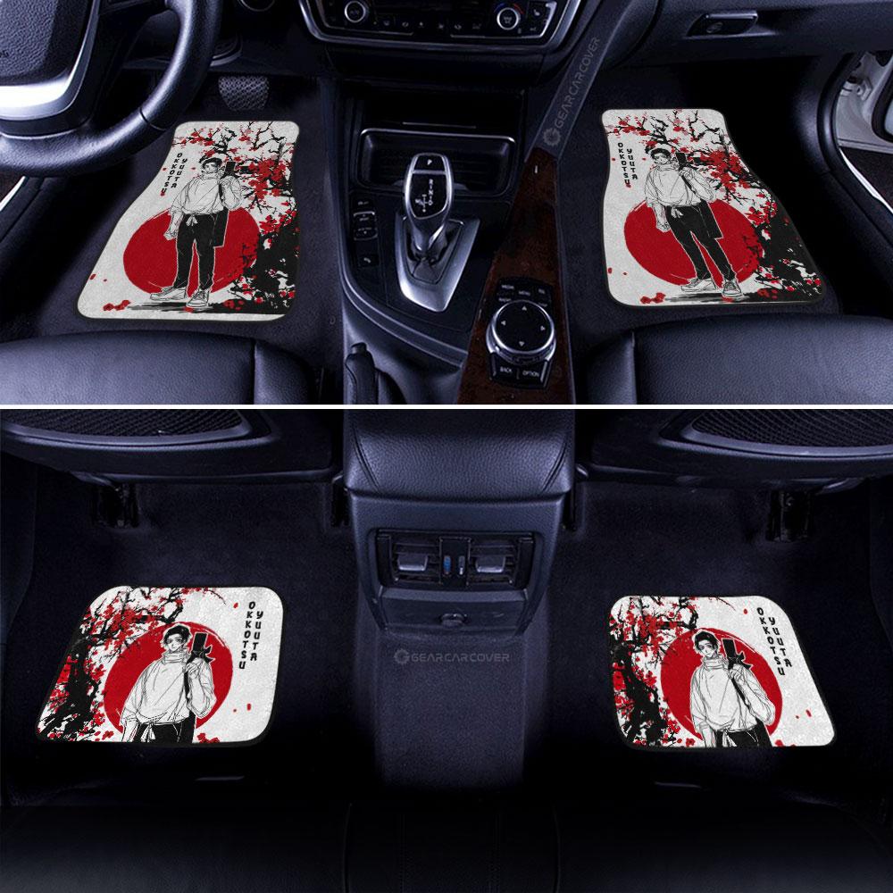 yuta okkotsu car floor mats custom japan style jujutsu kaisen anime car accessoriesehwcp