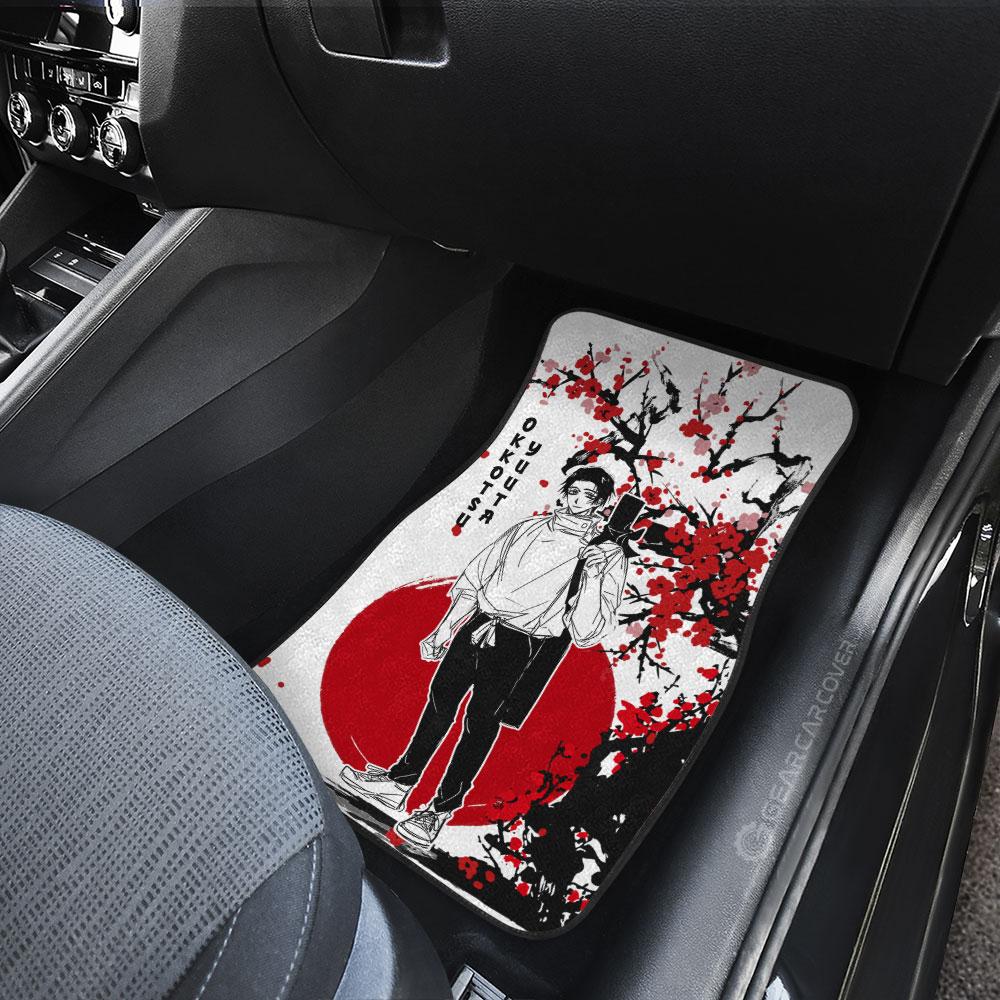 yuta okkotsu car floor mats custom japan style jujutsu kaisen anime car accessoriesgacoi