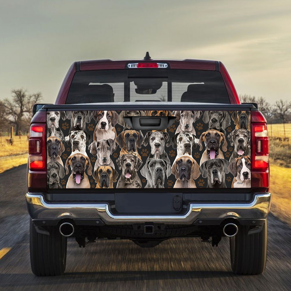 a bunch of great danes truck tailgate decal mbh215tdd4ede