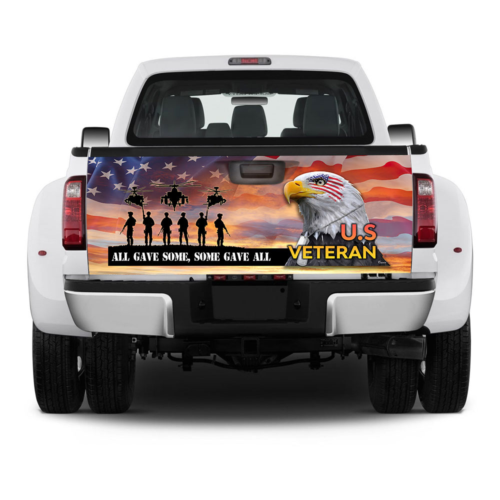 all gave some some gave all veteran of america truck tailgate decal sticker wrapipwtd