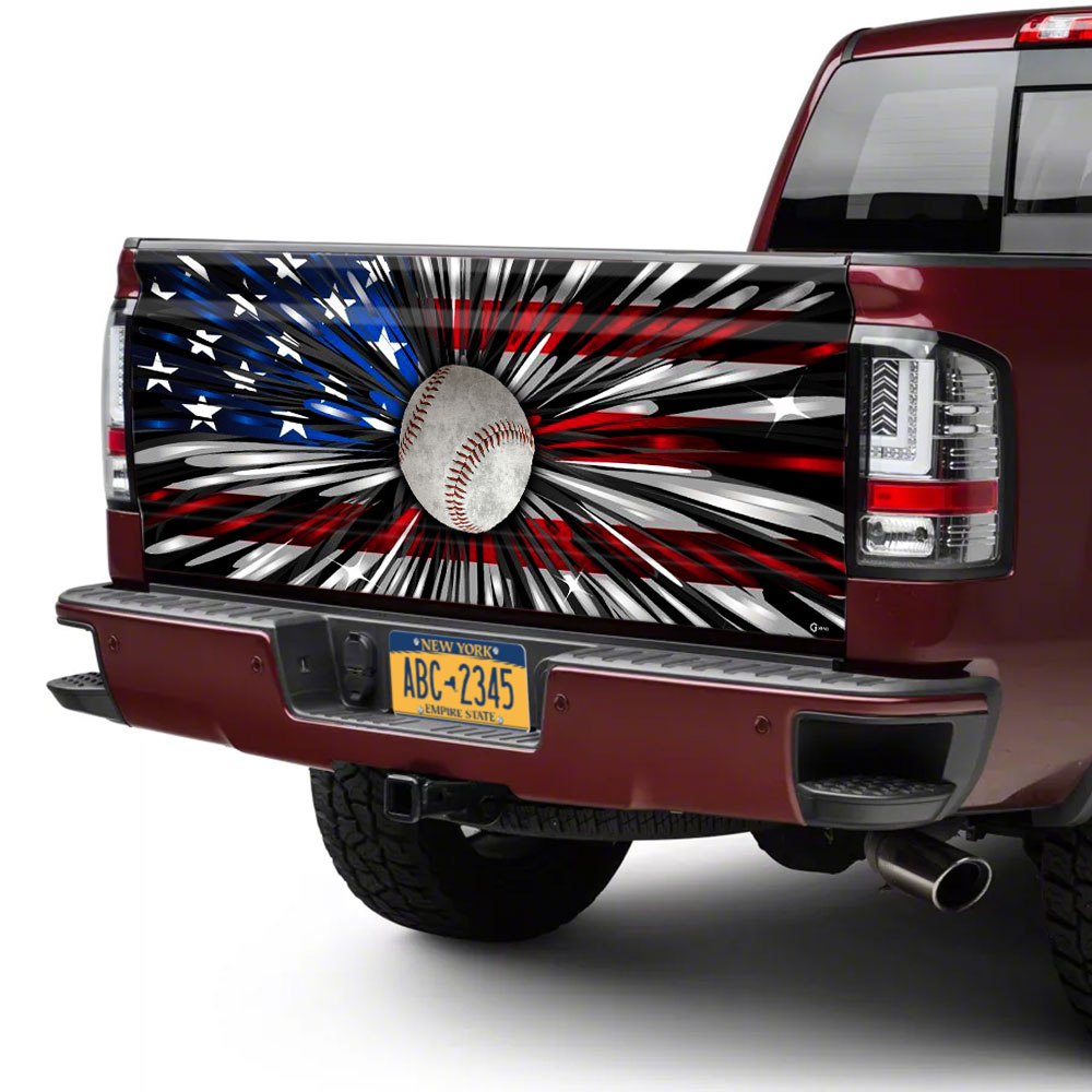 baseball american truck tailgate decal sticker wrap6ykne
