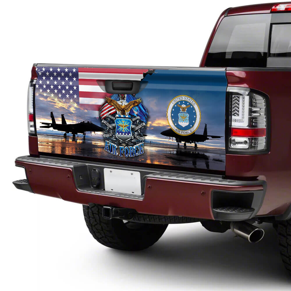united states air force truck tailgate decal sticker