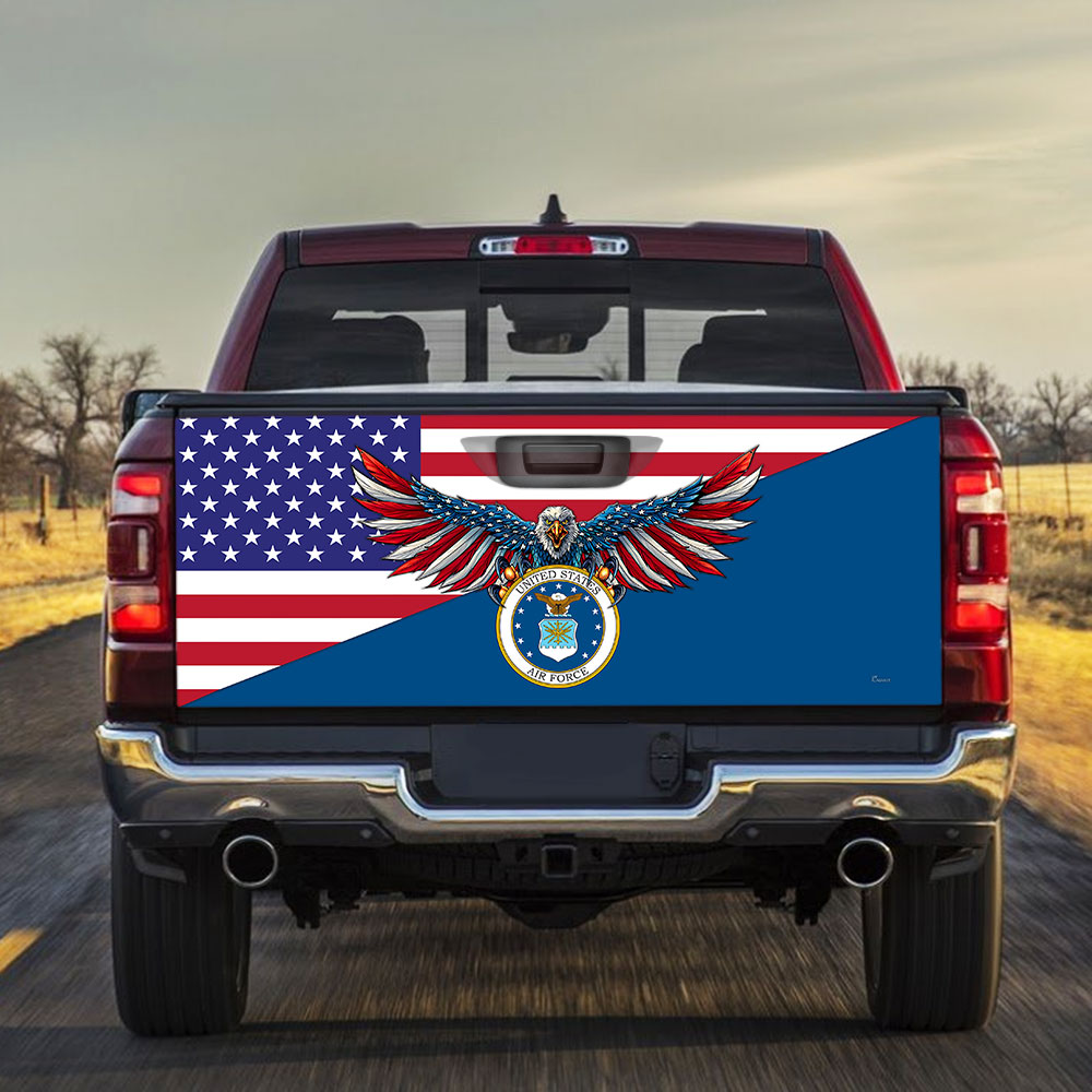 united states air force truck tailgate decal sticker wrapzcuce