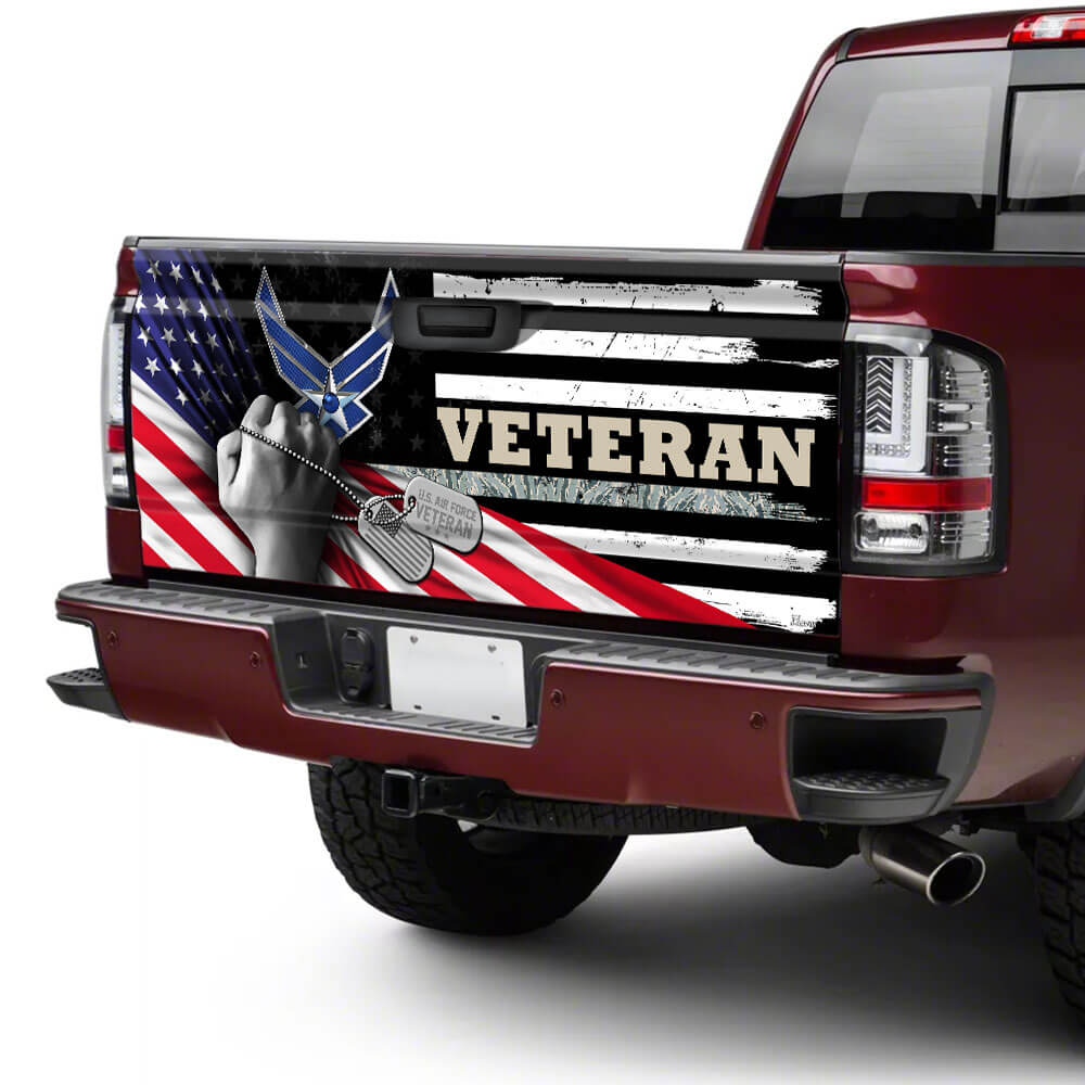 united states air force veteran truck tailgate decal sticker wrapo3mf3