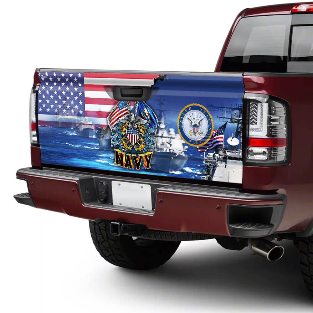 united states navy truck tailgate decal sticker