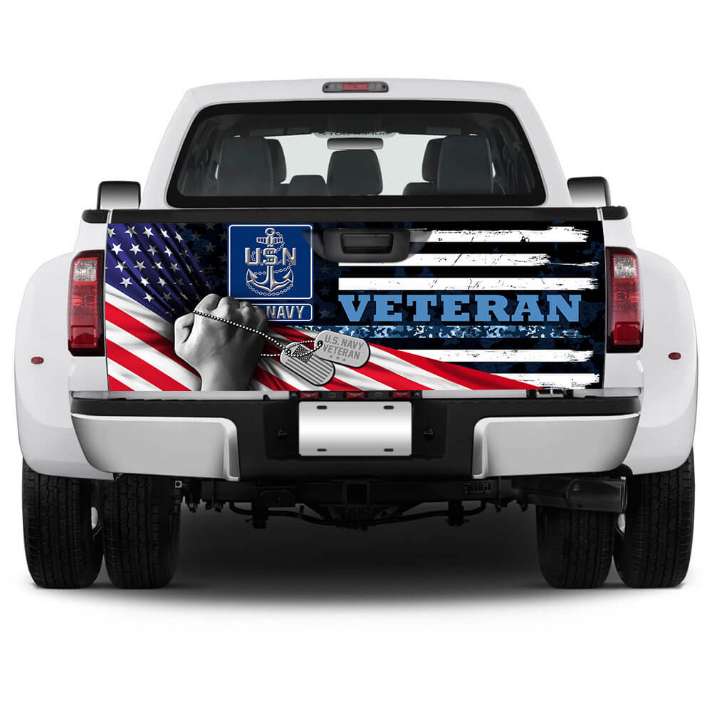 united states navy veteran truck tailgate decal sticker wrapcdj3y