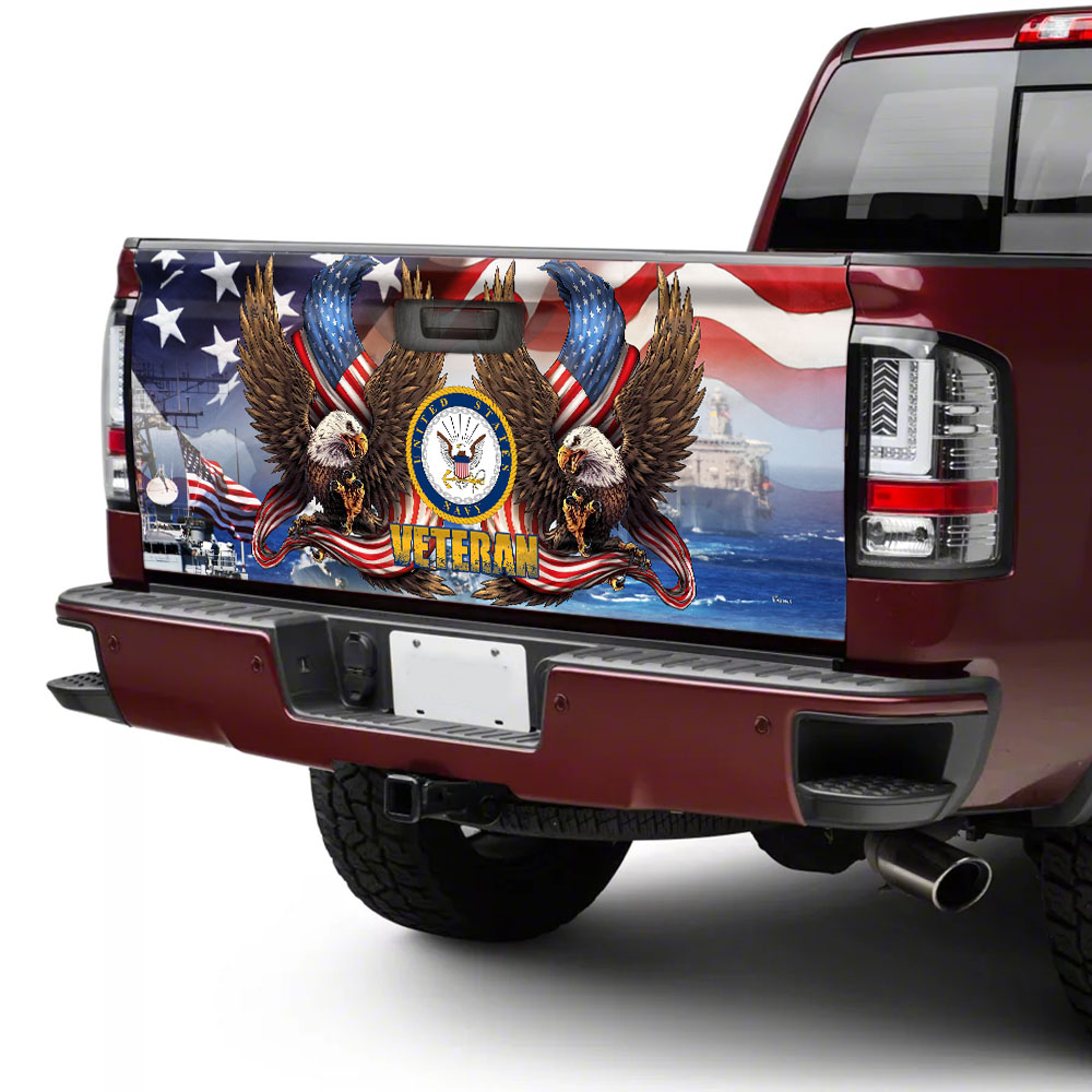 united states navy veteran truck tailgate decal sticker wrapgeuwi