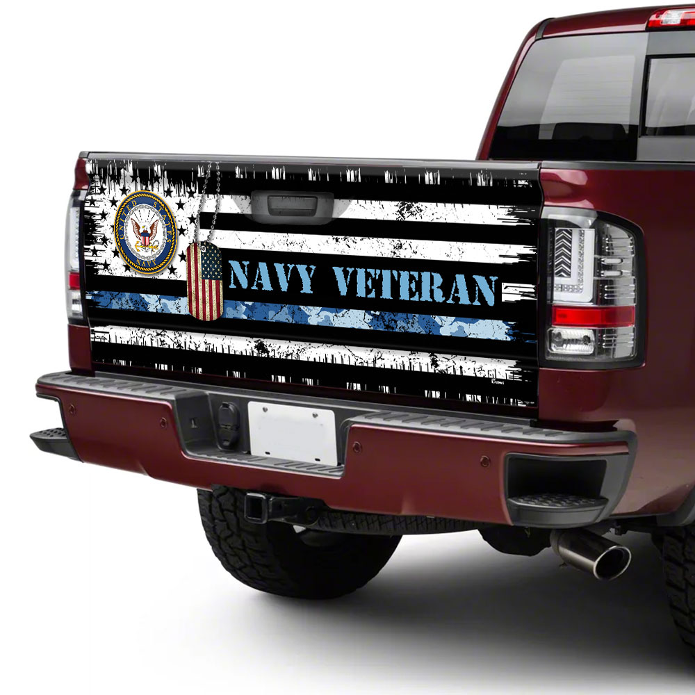 us navy veteran truck tailgate decal sticker wrap6vqsn