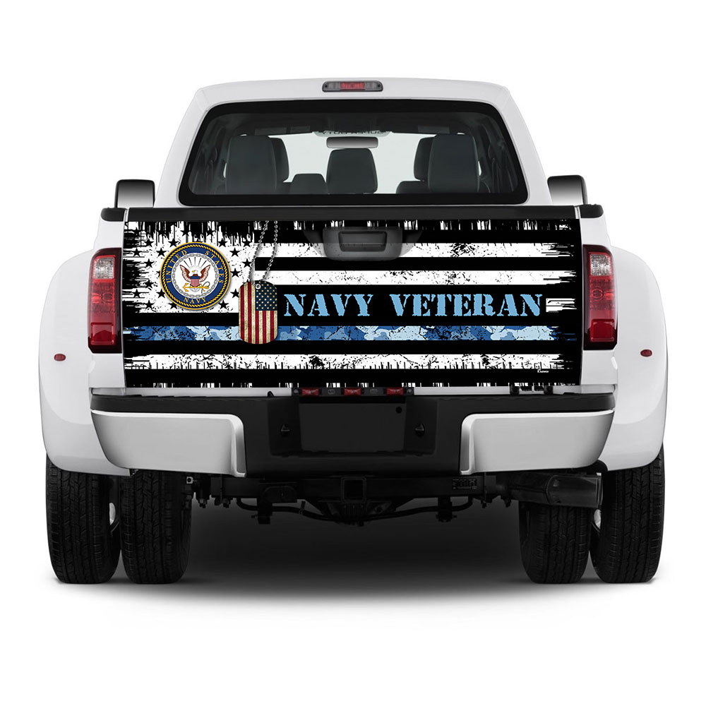 us navy veteran truck tailgate decal sticker wrapygmfc