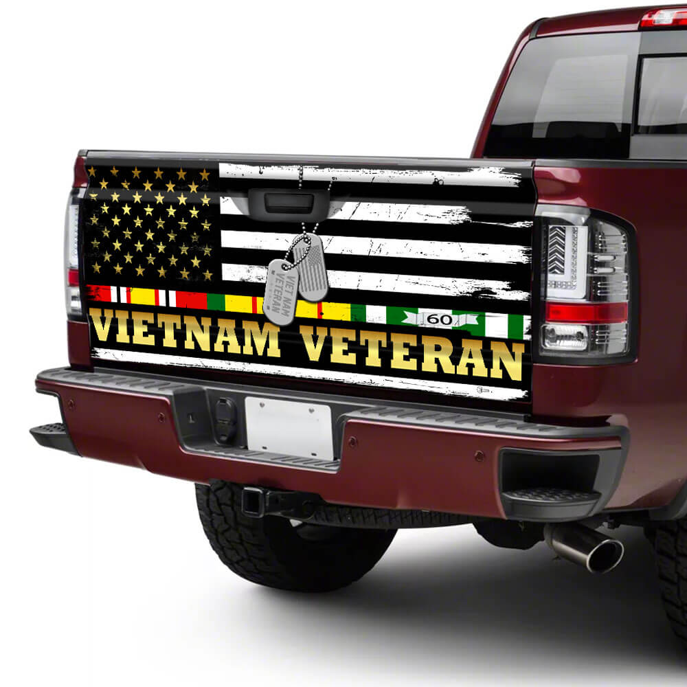 vietnam veteran truck tailgate decal sticker wraptikvw