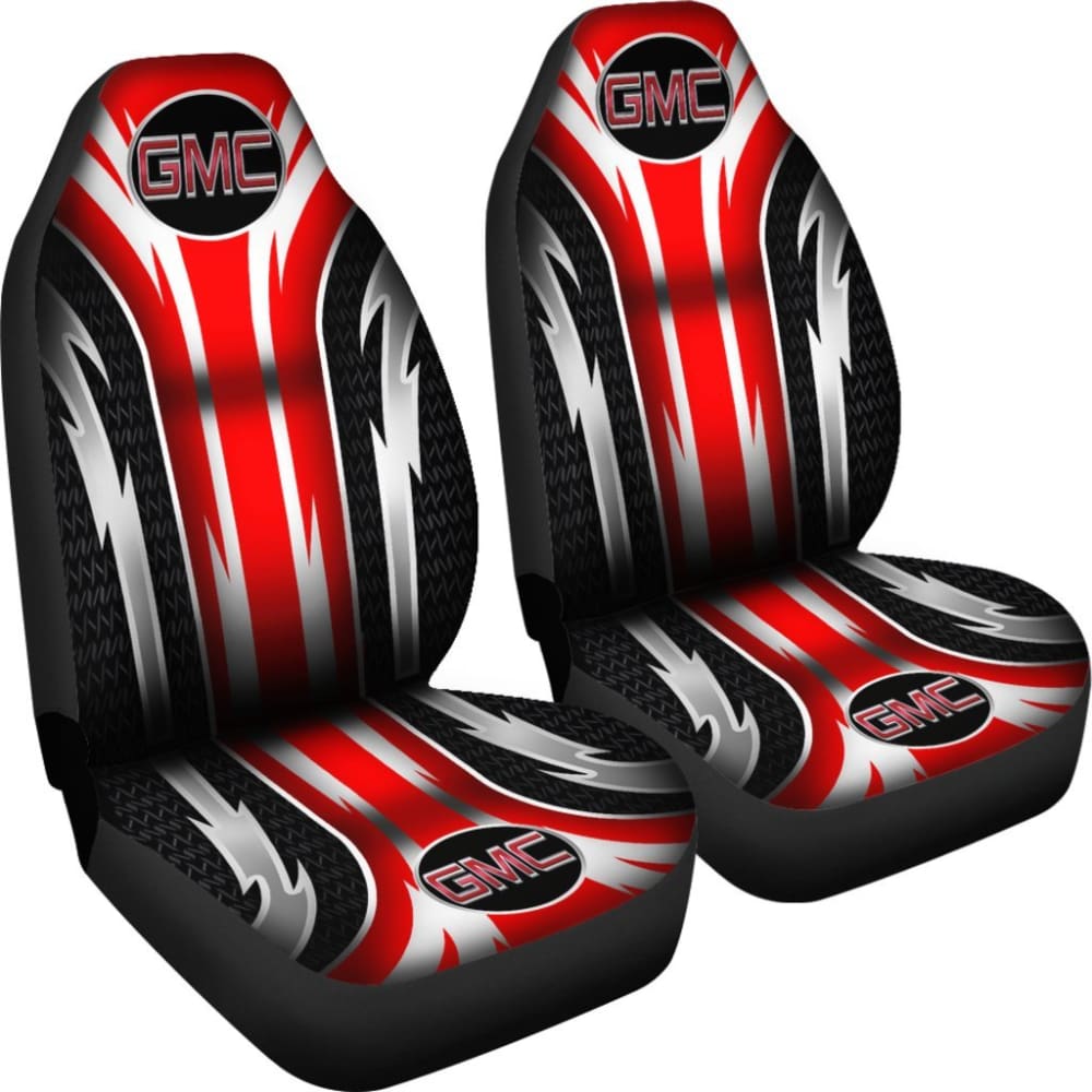 2 front gmc seat covers red 144627lhhpv
