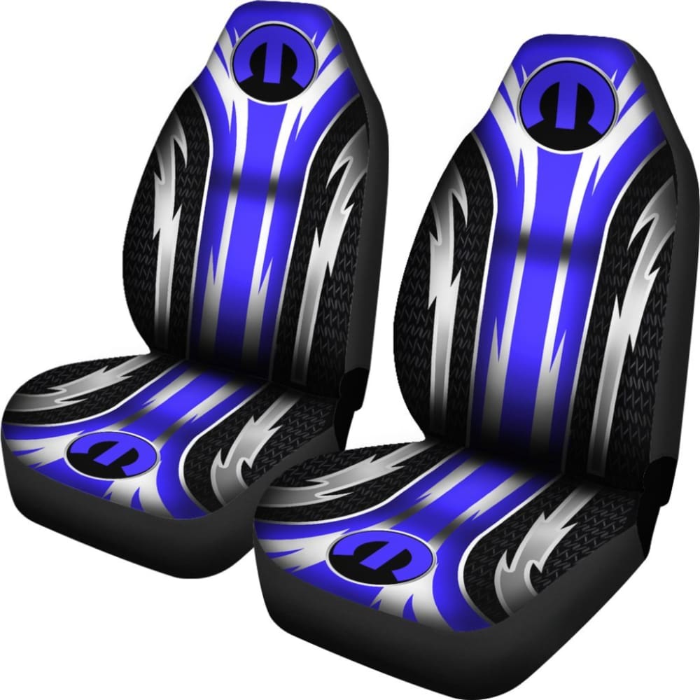 2 front mopar seat covers blue 14462758oak
