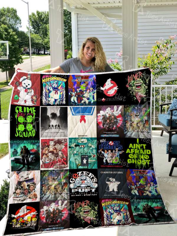 ghostbusters quilt blanket quiltedecy6c