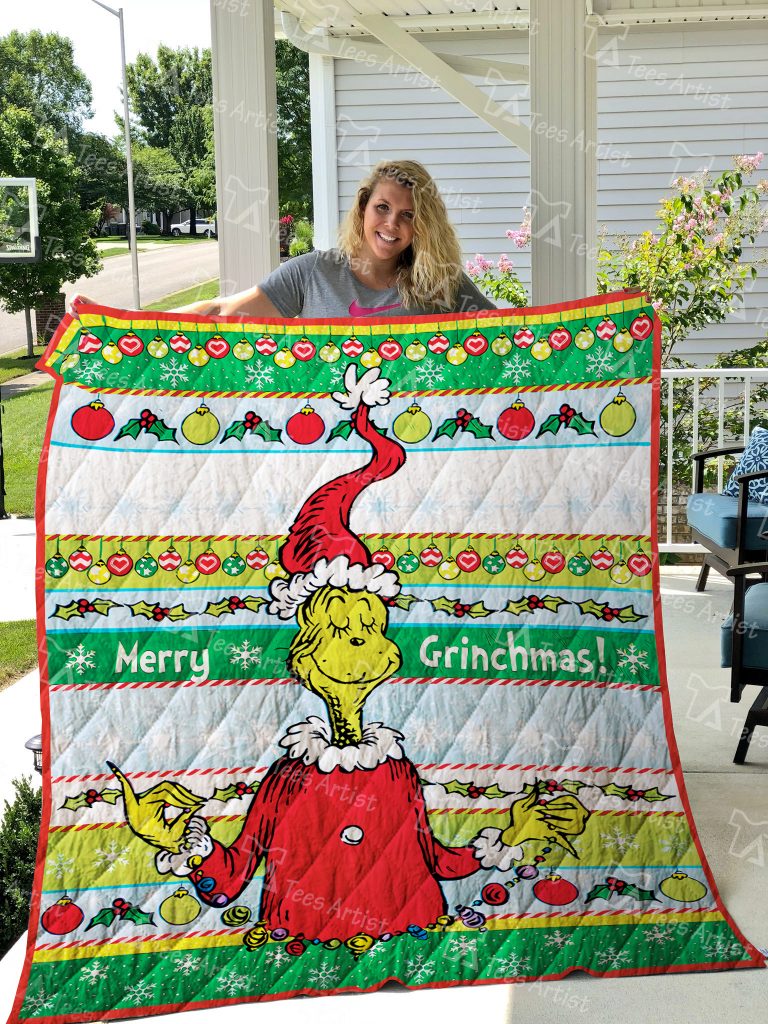 grinch quilt blanket quilted0smzd