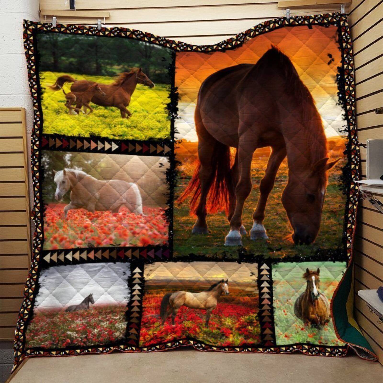 horse quilt blanket quilteddordi