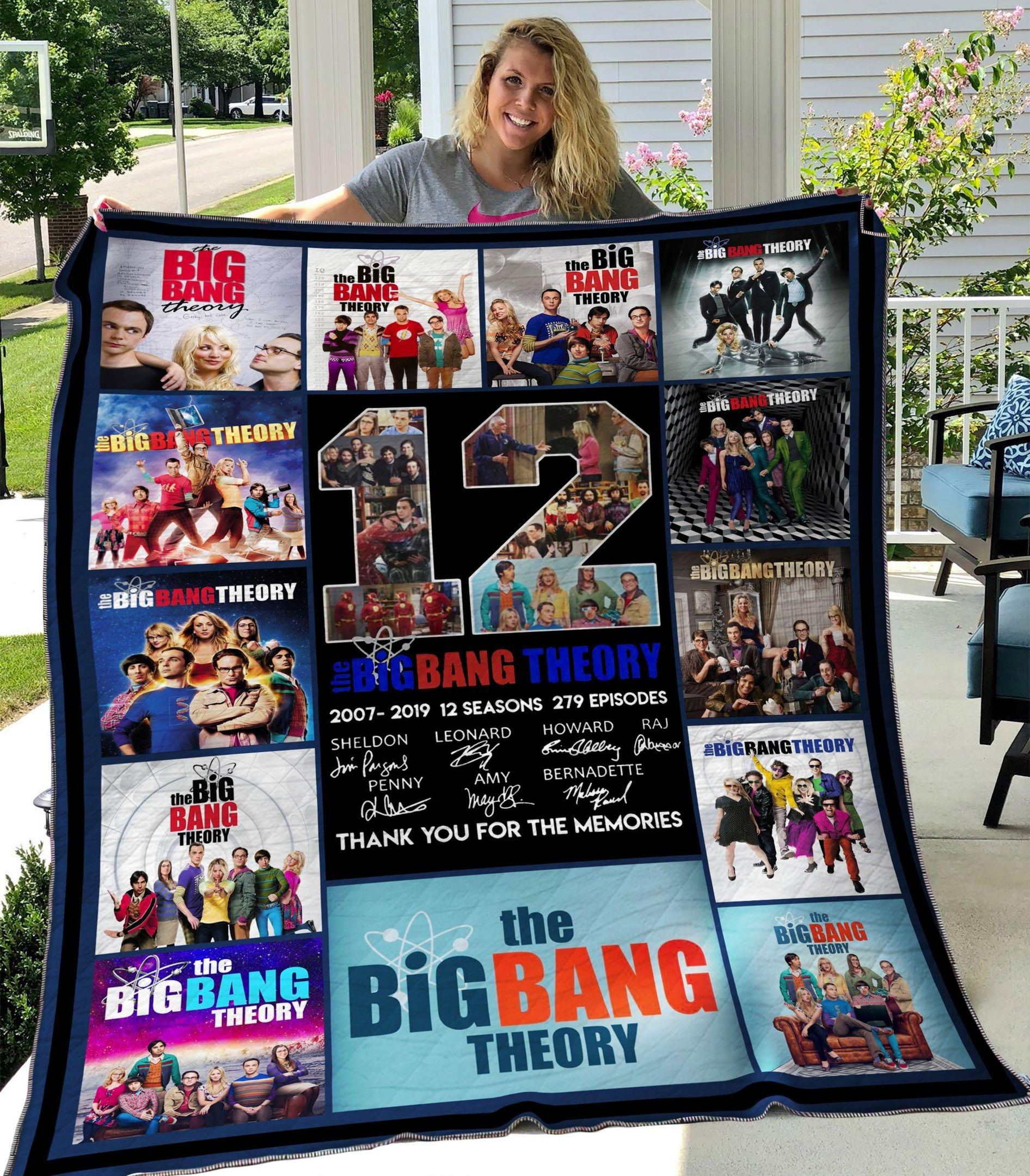 years of the big bang theory quilt blanket great customized blanket gifts for birthday christmas thanksgiving6m8vb
